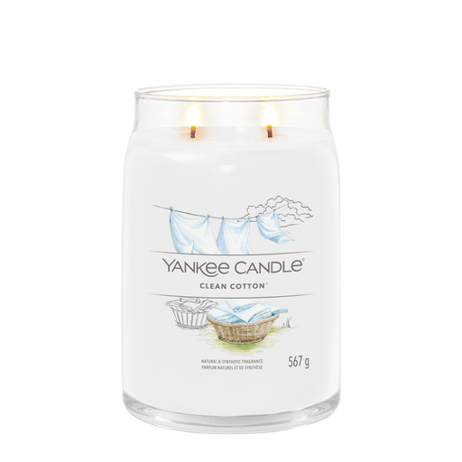 Yankee Candle Clean Cotton Signature Large Jar