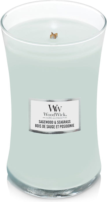 WoodWick Sagewood & Seagrass Large Candle