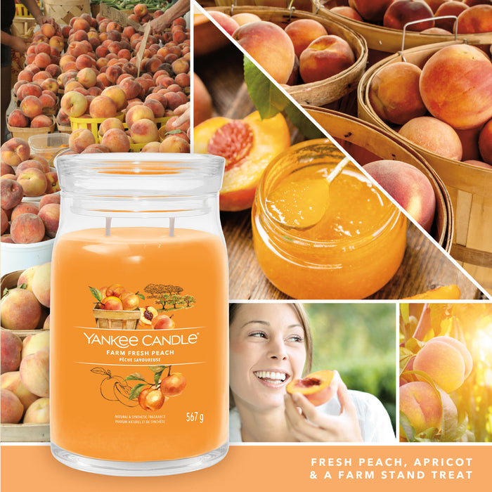 Yankee Candle Farm Fresh Peach Signature Large Jar