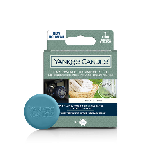 Yankee Candle Clean Cotton Car Powered Fragrance Refill
