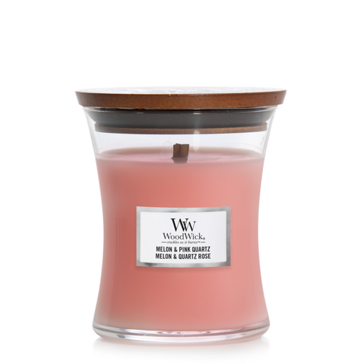 WoodWick Melon & Pink Quartz Medium Candle