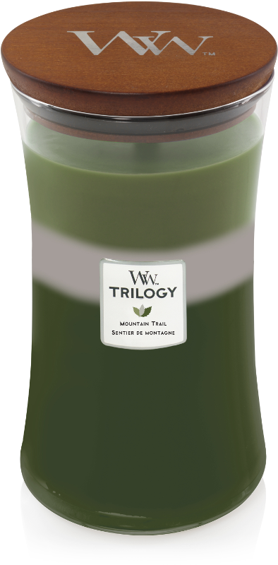 Woodwick Mountain Trail Trilogy Large Candle
