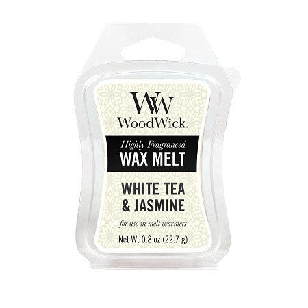 WoodWick White Tea & Jasmine Mini Wax Melt