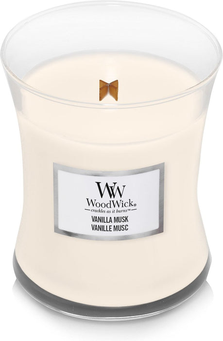 Woodwick Vanilla Musk Ellipse Candle