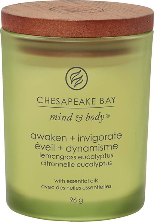 Chesapeake Bay Awaken & Invigorate – Lemongrass Eucalyptus Small Candle