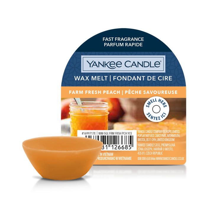 Yankee Candle Farm Fresh Peach Wax Melt