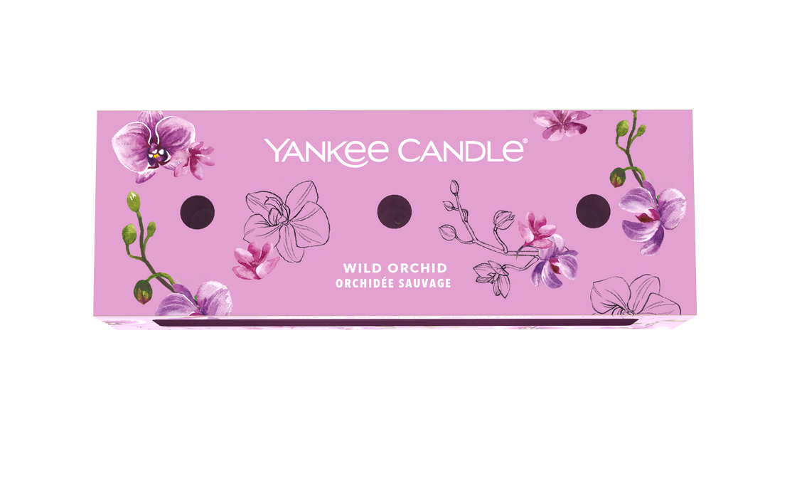 Yankee Candle Wild Orchid Filled Votive 3-Pack