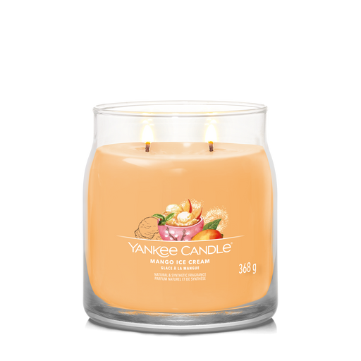 Yankee Candle Mango Ice Cream Signature Medium Jar