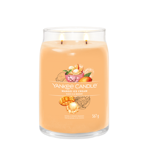 Yankee Candle Mango Ice Cream Signature Large Jar