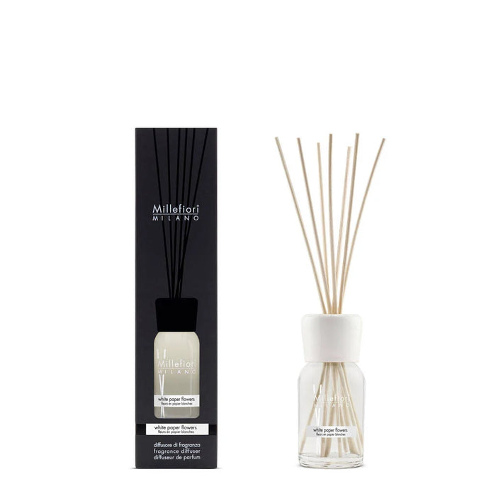Millefiori Milano Stick Diffuser 100 ml White Paper Flowers