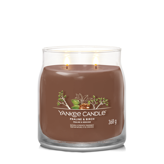 Yankee Candle Praline & Birch Signature Medium Jar