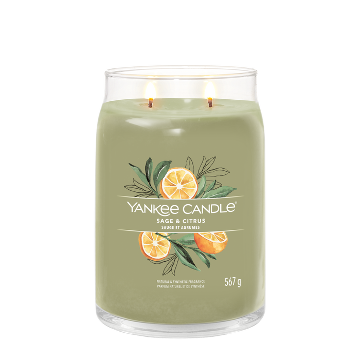 Yankee Candle Sage & Citrus Signature Large Jar