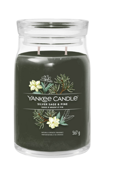 Yankee Candle Silver Sage and Pine Signature Large Jar