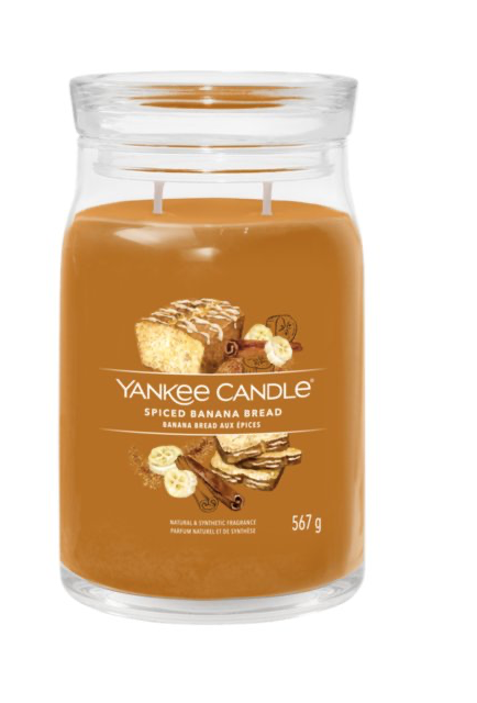 Yankee Candle Spiced Banana Bread Signature Large Jar
