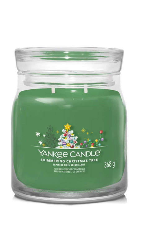 Yankee Candle Shimmering Christmas Tree Signature Medium Jar