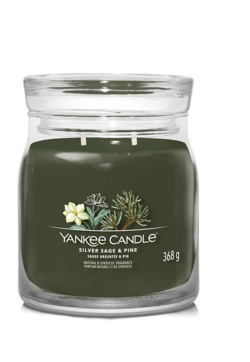 Yankee Candle Silver Sage and Pine Signature Medium Jar
