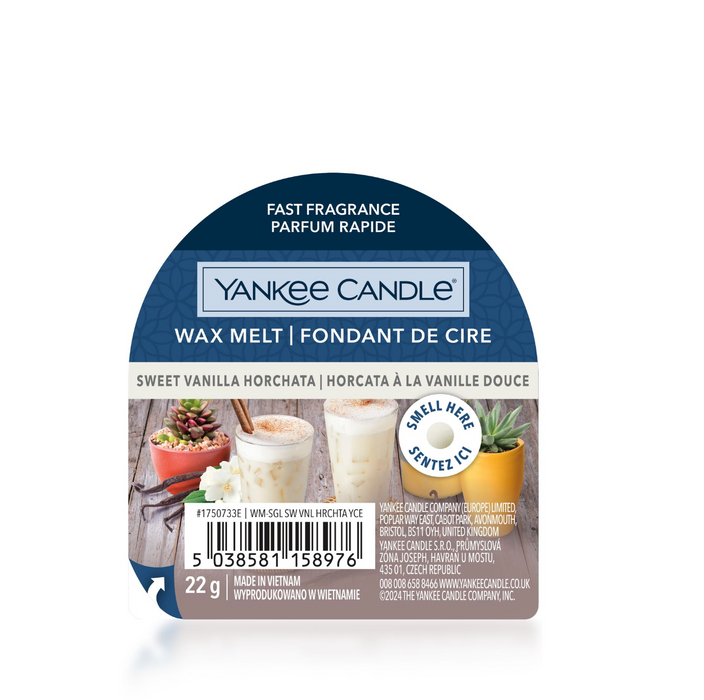 Yankee Candle Sweet Vanilla Horchata Wax Melt