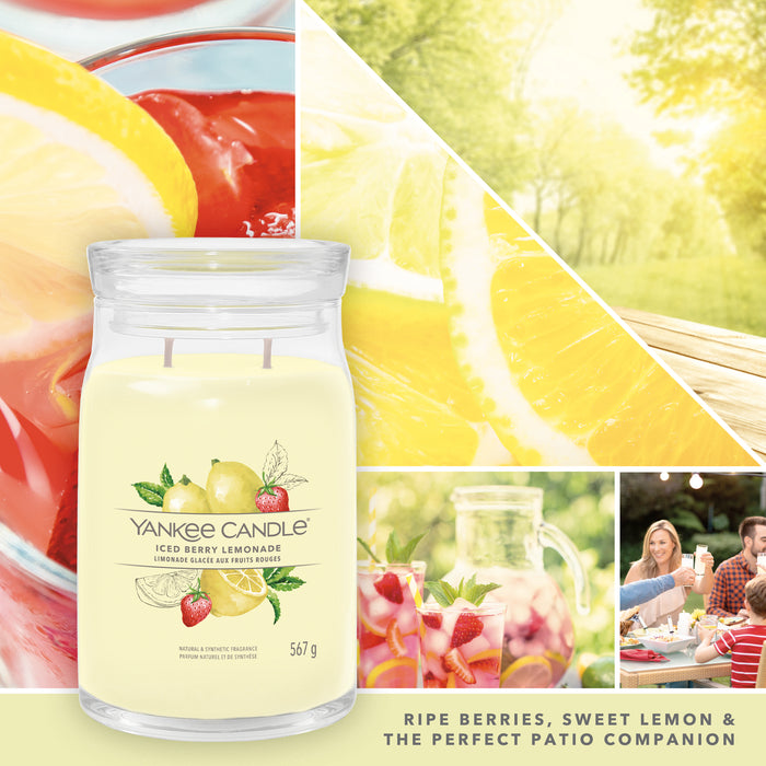 Yankee Candle Iced Berry Lemonade Signature Large Jar
