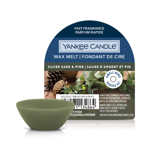 Yankee Candle Silver Sage and Pine New Wax Melt