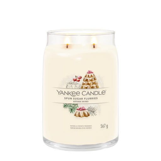 Yankee Candle Spun Sugar Flurries Signature Large Jar