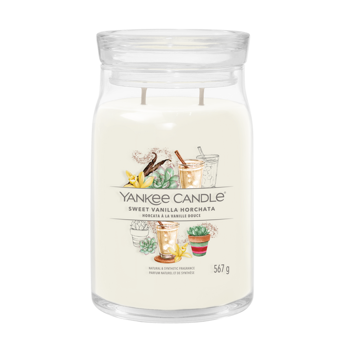 Yankee Candle Sweet Vanilla Horchata Signature Large Jar