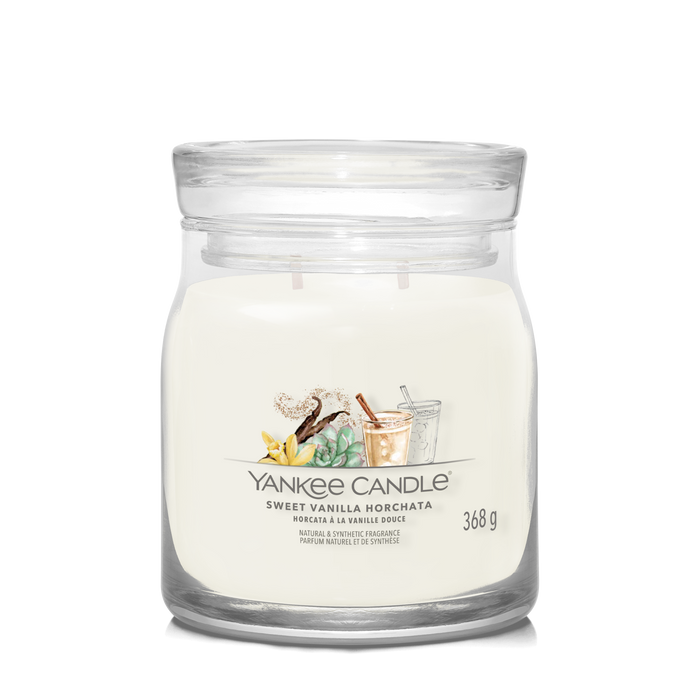 Yankee Candle Sweet Vanilla Horchata Signature Medium Jar