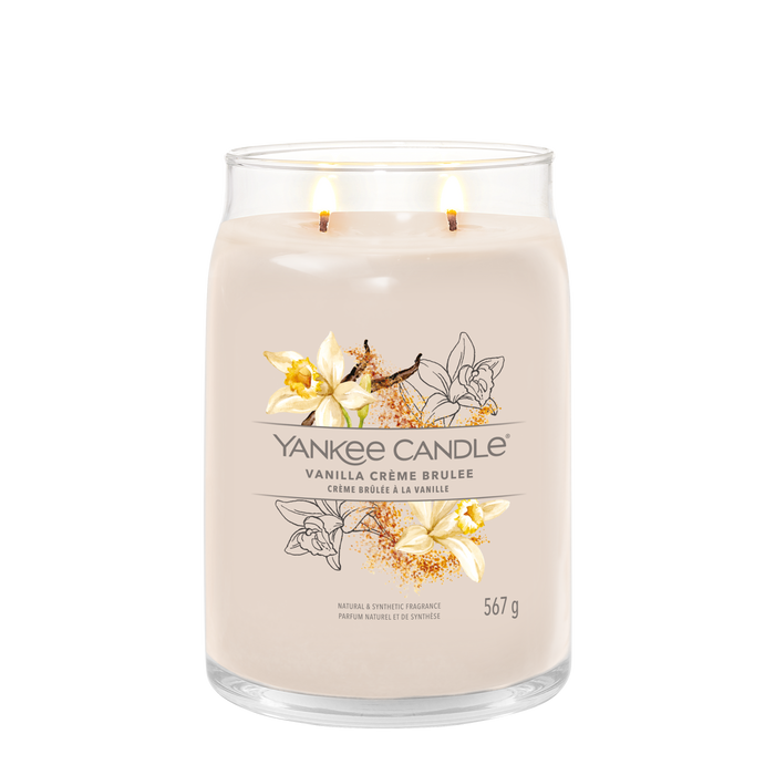 Yankee Candle Vanilla Crème Brûlée Signature Large Jar