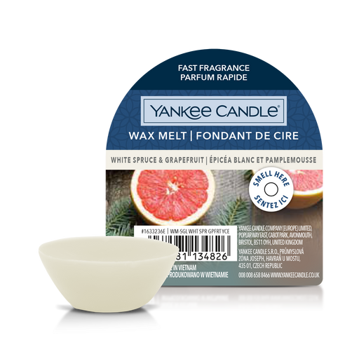 Yankee Candle White Spruce & Grapefruit New Wax Melt