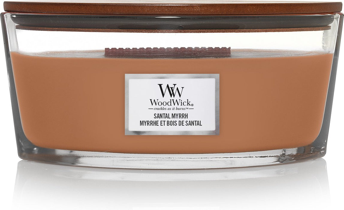 Woodwick Santal Myrrh Ellipse Candle