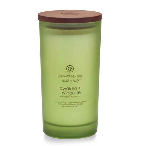Chesapeake Bay Awaken & Invigorate – Lemongrass Eucalyptus Large Candle