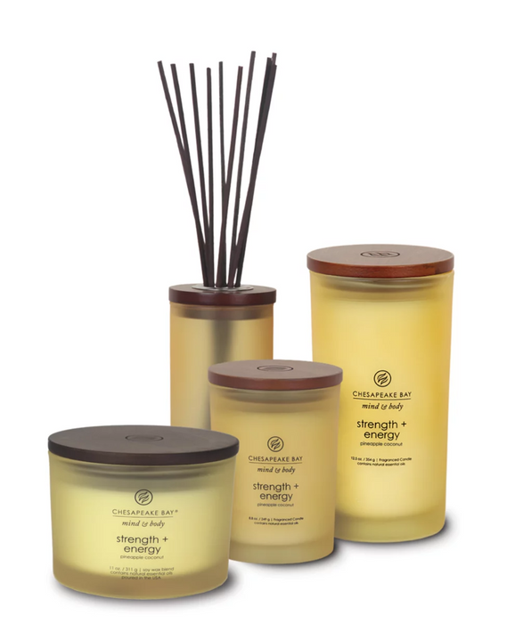 Chesapeake Bay Strength & Energy – Pineapple Coconut Large Candle