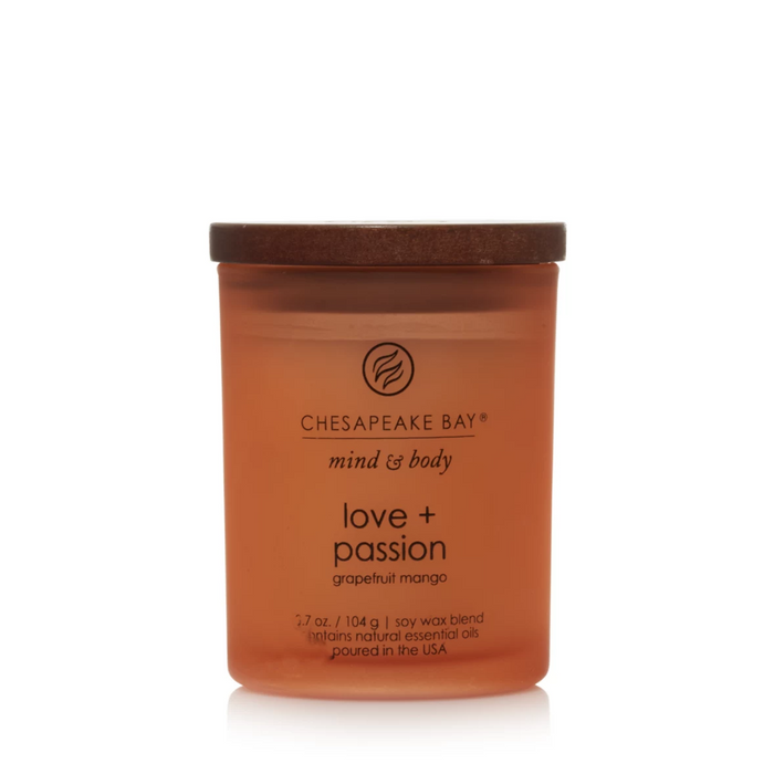 Chesapeake Bay Love & Passion – Grapefruit Mango  Small Candle