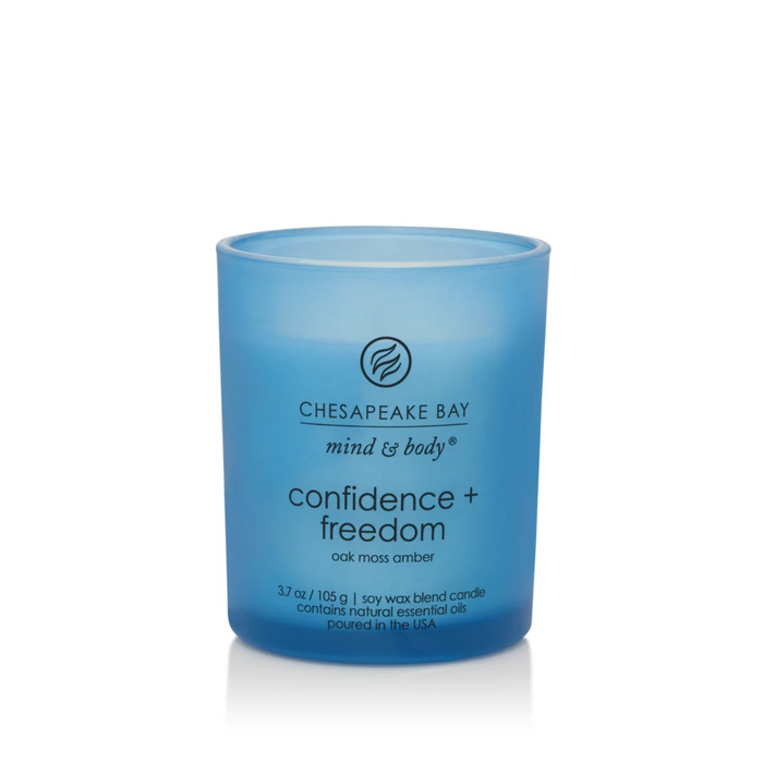 Chesapeake Bay Confidence & Freedom – Oak Moss Amber  Small Candle