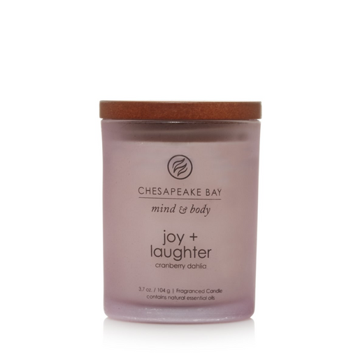 Chesapeake Bay Joy & Laughter – Cranberry Dahlia Small Candle