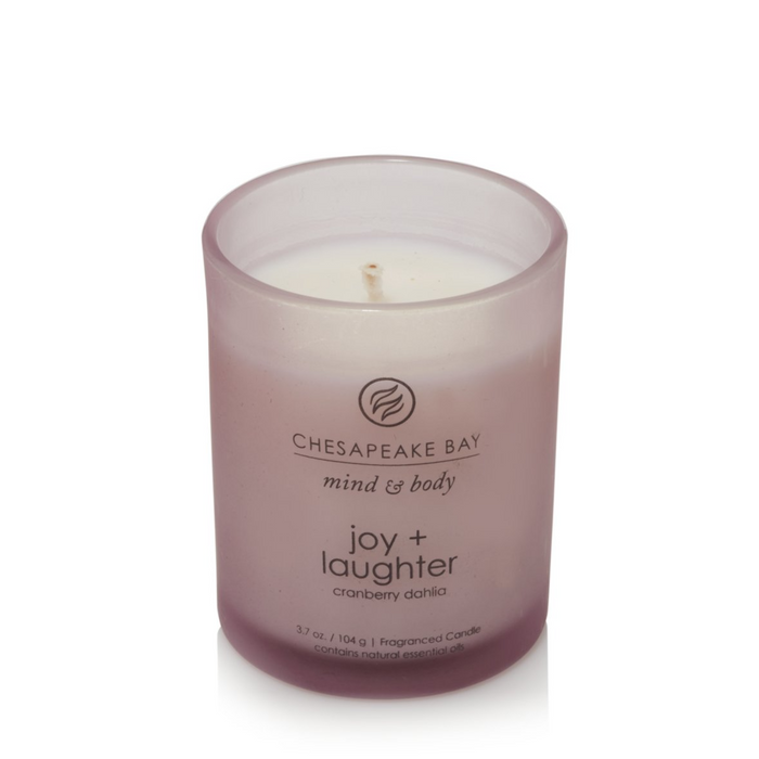 Chesapeake Bay Joy & Laughter – Cranberry Dahlia Small Candle