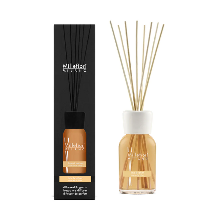 Millefiori Milano Stick Diffuser 250 ml Lime and Vetiver