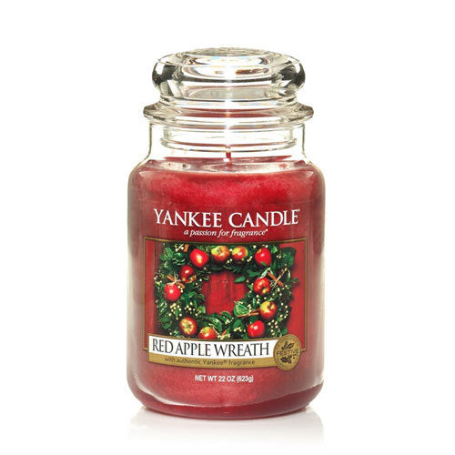 Yankee Candle Red Apple Wreath Large Jar