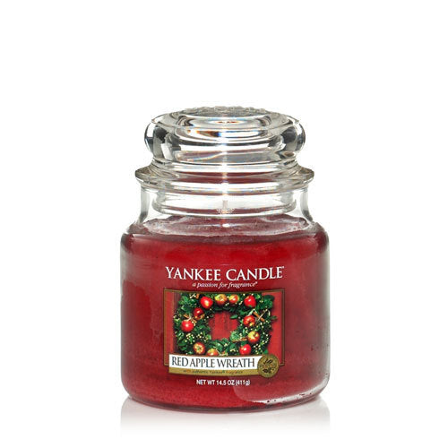 Yankee Candle Red Apple Wreath Medium Jar