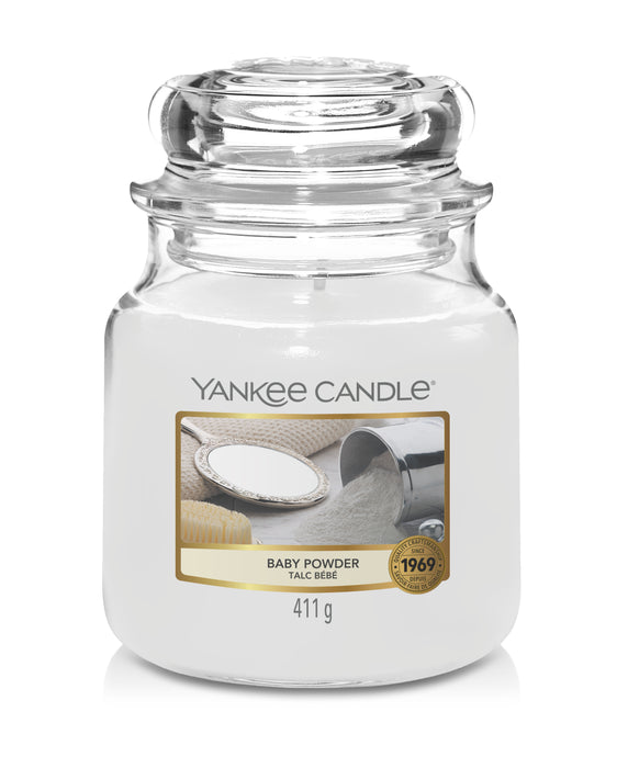 Yankee Candle Baby Powder Medium Jar
