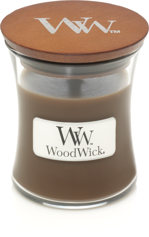 WoodWick Amber & Incense Mini Candle