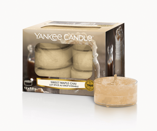 Yankee Candle Sweet Maple Chai Tea Lights Geurkaarsen