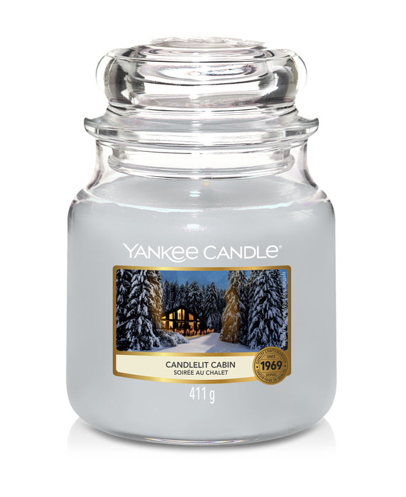 Yankee Candle Candlelit Cabin Medium Jar