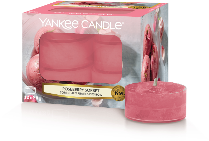 Yankee Candle Roseberry Sorbet Tea Lights 12 pcs.