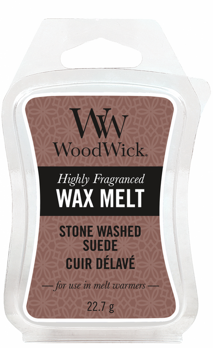 WoodWick Stone Washed Suede Wax Melt