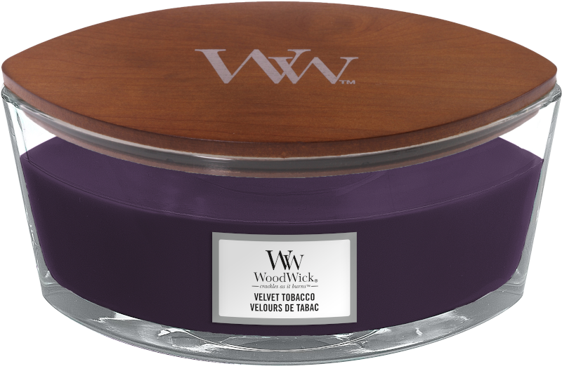 WoodWick Velvet Tobacco Ellipse Candle