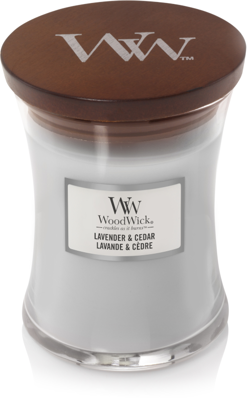 WoodWick Lavender & Cedar Medium Candle