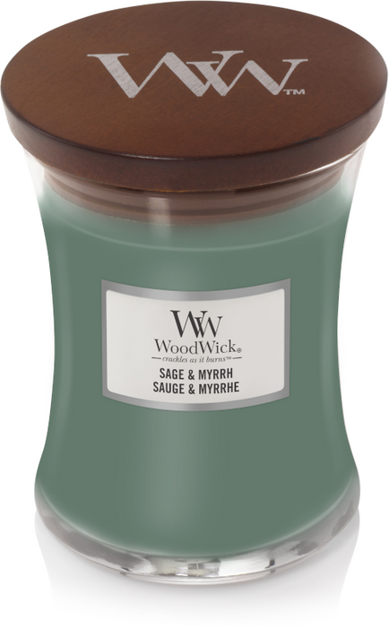 WoodWick Sage & Myrrh Medium Candle