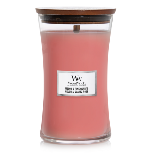 WoodWick Melon & Pink Quartz Large Candle