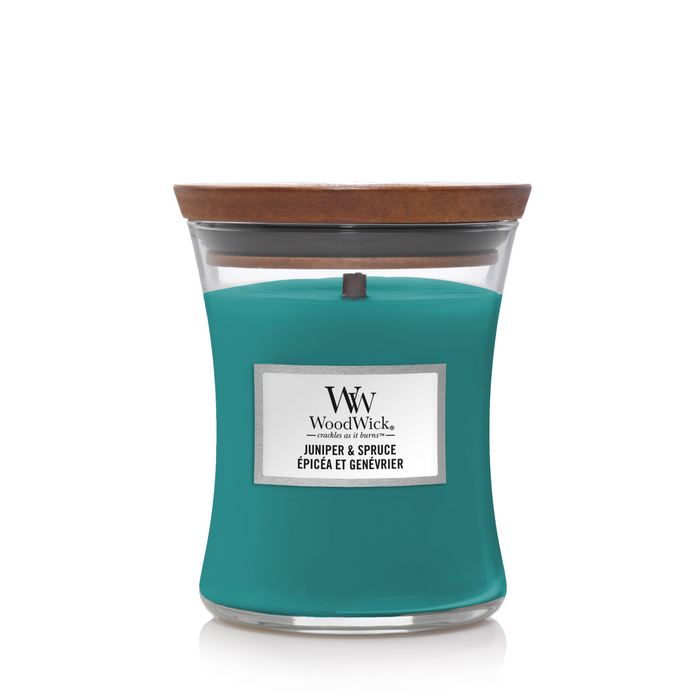 WoodWick Juniper & Spruce Medium Candle
