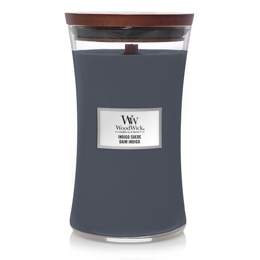 WoodWick Indigo Suede Large Candle